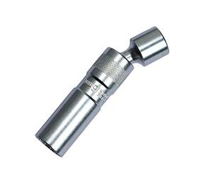 DPTOOL 16mm Magnetic Thin Wall Spark Plug Socket Universal Joint 3/8-Inch Drive Swivel Socket Removal Tool 12pt 96L (16mm) Compatible with BMW