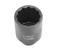 DPTOOL 40mm Axle Nut Socket 12 Point 1/2" Drive Deep Impact Spindle Nut Socket Front and Rear Axle Differential Removal Tool Compatible with Toyota