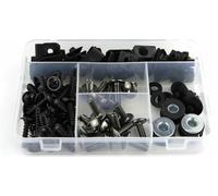 DPUNVMA - Bolt Nuts Motorcycle Fairing Bolt Windshield Bolts Screw Set Screws Clips For Yamaha NMAX 125 NMAX155 2015 2016 2017 2018 2020 2021 2022 2023 2024