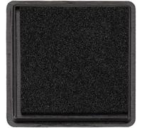 DPWOUM 1Pc Black 1 x Ink Pad, Ink Pad, Fingerprints, Non-Toxic, Washable Stamp Pad for Canvas, Wedding, Paper, Craft, Fabric, Scrapbook, Birthday, Fabric Painting, Arts