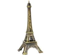 DPWOUM 1Pc Gold Eiffel Tower Statue - Mini Artificial Metal Decorative Paris Eiffel Tower Figure - Table Decoration Collectible