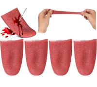 DPWOUM 4Pcs Realistic Fake Tongue Gross Jokes Prank Magic Tricks Halloween Horrific Magicians Props Fashion Processing Novelty Props, Decorations