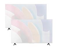 Dpwrrot TV Moving Cover Fits Up to 65''W x 36''H Display Screen, Foam Flat Screen TV Cover For Protection During House Moving, Painting, Storing or Home Renovation-2 Pack
