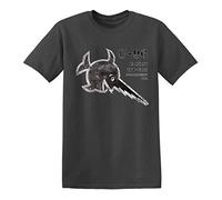 DPX-1 Das Boot Classic German U Boat Movie/TV Series (S-2XL) Laughing Swordfish Logo (Medium) Charcoal