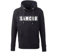 DPX-1 Mens SAMCRO Hoodie/Sweater (S-3XL) Redwood Original Jax Teller SOA (Large) Black