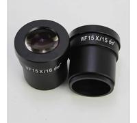 DPXTFJKDS 2 PCS WF10X WF20X WF15X WF25X High Eyepoint Eyepiece for Stereo Microscope Eyepieces Ocular Microscope Parts or Accessories(2PC WF15X 16mm)