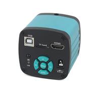 DPXTFJKDS 48MP 4K 2K 1080P HDMI USB Electronic Digital Video Microscope Camera 10-130X Zoom C Mount Lens 56 LED Mobile Phone Repair Tools(D Camera)