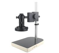 DPXTFJKDS 48MP 4K 2K 1080P HDMI USB Electronic Digital Video Microscope Camera 10-130X Zoom C Mount Lens 56 LED Mobile Phone Repair Tools(F 130X LED Stand)