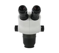 DPXTFJKDS 6.5X-65X 3.25X-32.5X 13X-130X Stereo Microscope Zoom Binocular Microscope Head + 0.5x 2.0x Auxiliary Lens + WF10X/22mm Eyepiece(0.5x 2.0x 0.7x 1.0x,White microscope)