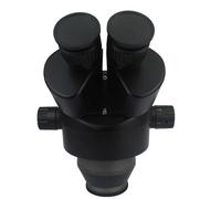 DPXTFJKDS Big Table Zoom 7-45X 3.5X-90X Industrial Binocular Stereo Microscope Magnification +56 Adjustable LED Lights Kits(7-45X Black)