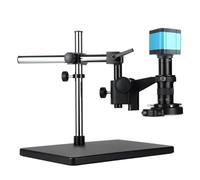DPXTFJKDS Full HD Microscope Set HD HDMI USB Industrial Electronics digital Microscope Camera 300X C mount lens for mobile phone repair(Rotating bracket,120X)