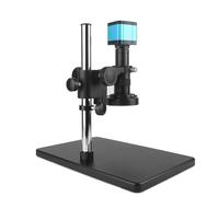 DPXTFJKDS Full HD Microscope Set HD HDMI USB Industrial Electronics digital Microscope Camera 300X C mount lens for mobile phone repair(Standard bracket,180X)