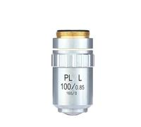 DPXTFJKDS Microscope Parts PL L 5 10 40 60 100X Plan Achromatic Objective Lens(100X dry)