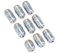 DPXTFJKDS Microscope Parts PL L 5 10 40 60 100X Plan Achromatic Objective Lens for Metallographic Microscope Long Working Distance(20X)