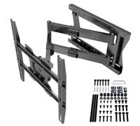 DQ Hercules Flex 80 cm TV Wall Mount, Articulated Arm Long, Up to 80 cm Distance, Extension, Swivel, Tilt, Rotate, TV Approx 27-75 Inch up to 60 kg, up to VESA 400 x 400 mm