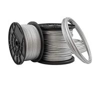 DQ-PP | GALVANISED WIRE ROPE | 3 milimeters | 25 meters | 6x19 strand | weaved steel cable | zinced metal cord