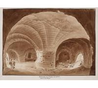 DQCJIYIGL Famous Art Print Artwork Artwork Paintings Basement of the Temple of Fortune and Rest by Agostino Tofanelli Canvas Wall Art for Home Decor 60x90cm