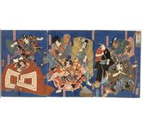 DQCJIYIGL Famous Art Print Artwork Artwork Paintings Buckets of Good Wishes Year After Year the Inherited Glory by Utagawa Kunisada Canvas Wall Art for Home Decor 60x90cm