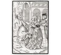 DQCJIYIGL Famous Art Print Artwork Artwork Paintings Death Comes for the Queen by Hans Holbein Der Jüngere Canvas Wall Art for Home Decor 60x90cm