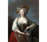 DQCJIYIGL Famous Art Print Artwork Artwork Paintings Élisabeth Philippine Marie Hélène by Elisabeth Louise Vigee Lebrun Canvas Wall Art for Home Decor 60x90cm