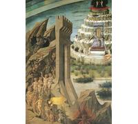 DQCJIYIGL Famous Art Print Artwork Artwork Paintings Figures of Damned Detail From Dante Holding Divine Comedy by Domenico Di o Canvas Wall Art for Home Decor 60x90cm