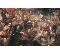 DQCJIYIGL Famous Art Print Artwork Artwork Paintings Francesco Ii Gonzaga Fighting in the Battle by Jacopo Robusti Tintoretto Canvas Wall Art for Home Decor 60x90cm