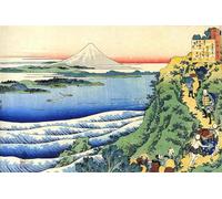 DQCJIYIGL Famous Art Print Artwork Artwork Paintings From the Series Handred Poems by Katsushika Hokusai Canvas Wall Art for Home Decor 60x90cm