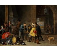 DQCJIYIGL Famous Art Print Artwork Artwork Paintings Guardroom with the Deliverance of Saint Peter by David Teniers the Younger Canvas Wall Art for Home Decor 60x90cm