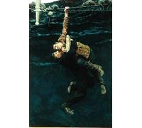 DQCJIYIGL Famous Art Print Artwork Artwork Paintings He Lost His Hold and Fell Taking Me with Him by Howard Pyle Canvas Wall Art for Home Decor 60x90cm