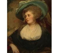 DQCJIYIGL Famous Art Print Artwork Artwork Paintings Lady Arabella Ward by George Romney Canvas Wall Art for Home Decor 60x90cm