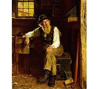 DQCJIYIGL Famous Art Print Artwork Artwork Paintings Living in the Past by George Brown Canvas Wall Art for Home Decor 60x90cm