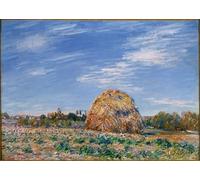 DQCJIYIGL Famous Art Print Artwork Artwork Paintings Meule Au Bord Du Loing by Alfred Sisle Canvas Wall Art for Home Decor 60x90cm