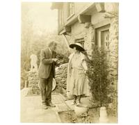 DQCJIYIGL Famous Art Print Artwork Artwork Paintings Mr Mrs Ernest Seton by Jessie Tarbox Beals Canvas Wall Art for Home Decor 60x90cm