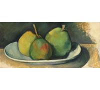 DQCJIYIGL Famous Art Print Artwork Artwork Paintings Pears on a White Plate by Paul Cézanne Canvas Wall Art for Home Decor 60x90cm