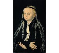 DQCJIYIGL Famous Art Print Artwork Artwork Paintings Portrait of a Young Girl by Lucas Cranach the Elder Canvas Wall Art for Home Decor 60x90cm