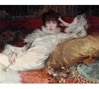 DQCJIYIGL Famous Art Print Artwork Artwork Paintings Portrait of Comedian Sarah-henriette Bernard Called Sarah Bernhardt by Georges Clairin Canvas Wall Art for Home Decor 60x90cm