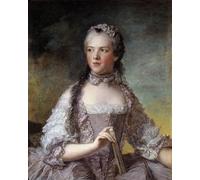 DQCJIYIGL Famous Art Print Artwork Artwork Paintings Portrait of Madame Adelaide of France Daughter of King Louis Xv by Jean Marc Nattier Canvas Wall Art for Home Decor 60x90cm