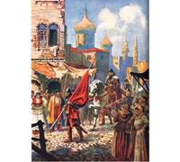 DQCJIYIGL Famous Art Print Artwork Artwork Paintings Return of Ivan the Terrible to Mos Animal by John Harris Valda Canvas Wall Art for Home Decor 60x90cm