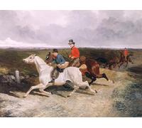 DQCJIYIGL Famous Art Print Artwork Artwork Paintings Royal Servants on the Road to Windsor by Frederick Herring Senior Canvas Wall Art for Home Decor 60x90cm