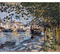 DQCJIYIGL Famous Art Print Artwork Artwork Paintings Seine At Rouen by Claude Monet Canvas Wall Art for Home Decor 60x90cm