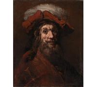 DQCJIYIGL Famous Art Print Artwork Artwork Paintings Sketch for the knight with the falcon, known as by Rembrandt van Rijn Canvas Wall Art for Home Decor 60x90cm