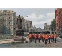 DQCJIYIGL Famous Art Print Artwork Artwork Paintings Statue Castle Approach Windsor by Alfred Robert Quinton Canvas Wall Art for Home Decor 60x90cm