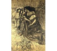 DQCJIYIGL Famous Art Print Artwork Artwork Paintings Tamara and Demon Illustration to the Poem the Demon by Mikhail Aleksandrovich Vrubel Canvas Wall Art for Home Decor 60x90cm