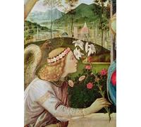 DQCJIYIGL Famous Art Print Artwork Artwork Paintings the Annunciation Between Saint the Baptist by Filippino Lippi Canvas Wall Art for Home Decor 60x90cm