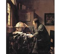 DQCJIYIGL Famous Art Print Artwork Artwork Paintings the Astronomer by Johannes Vermeer Canvas Wall Art for Home Decor 60x90cm