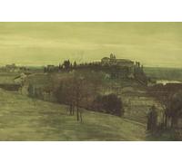 DQCJIYIGL Famous Art Print Artwork Artwork Paintings the Aventine From the Palatine by Walter Crane Canvas Wall Art for Home Decor 60x90cm