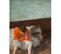 DQCJIYIGL Famous Art Print Artwork Artwork Paintings the Dance Lesson by Edgar Degas Canvas Wall Art for Home Decor 60x90cm