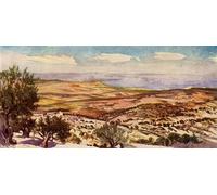 DQCJIYIGL Famous Art Print Artwork Artwork Paintings the Fields of Ruth and Boaz Near Bethlehem by Fulleylove Canvas Wall Art for Home Decor 60x90cm