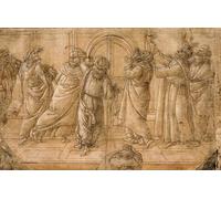 DQCJIYIGL Famous Art Print Artwork Artwork Paintings The jews at pentecost by Sandro Botticelli Canvas Wall Art for Home Decor 60x90cm