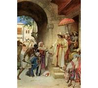 DQCJIYIGL Famous Art Print Artwork Artwork Paintings the Judgement of Bible by William Brassey Hole Canvas Wall Art for Home Decor 60x90cm